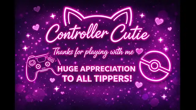 Controllercutie online show from April 14, 2:38 am