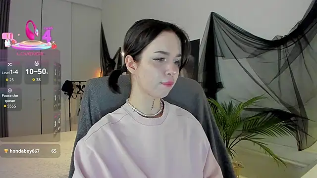 Snapshot of RisoSweet chatting on May 18, 8:24 pm RisoSweet online show from May 18, 8:24 pm