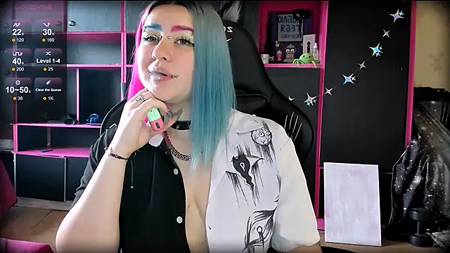 Snapshot of Neon_Baddie chatting on June 3, 2:33 pm Neon Baddie online show from June 3, 2:33 pm