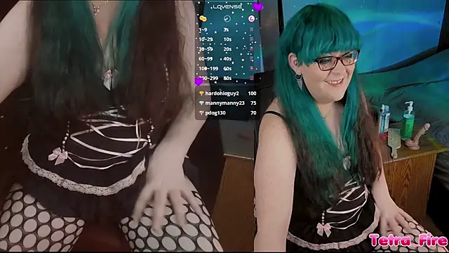 Snapshot of Tetra_Fire chatting on June 6, 2:17 am Tetra Fire online show from June 6, 2:17 am