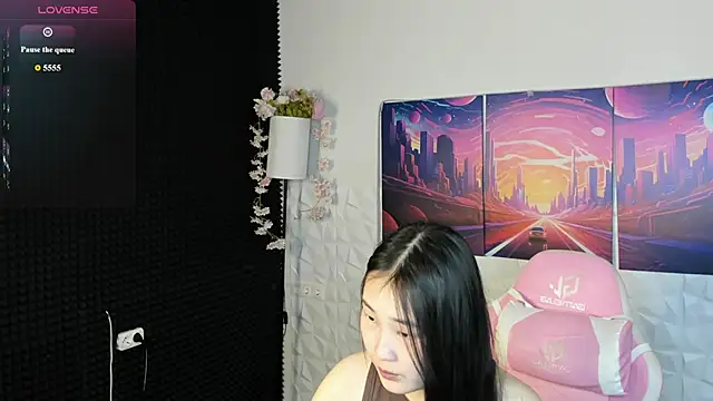 Snapshot of Mina_K1m chatting on June 8, 1:00 am Mina K1m online show from June 8, 1:00 am
