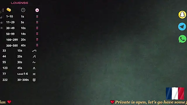 happy coquine online show from April 26, 5:43 pm