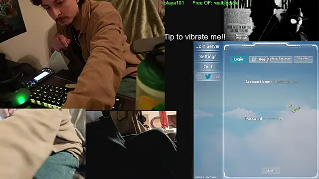 Snapshot of BigDickPlaya101 chatting on May 30, 7:47 am BigDickPlaya101 online show from May 30, 7:47 am
