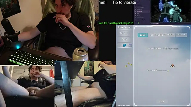 Snapshot of BigDickPlaya101 chatting on May 28, 6:54 am BigDickPlaya101 online show from May 28, 6:54 am