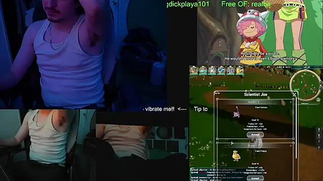 Snapshot of BigDickPlaya101 chatting on June 11, 7:27 am BigDickPlaya101 online show from June 11, 7:27 am
