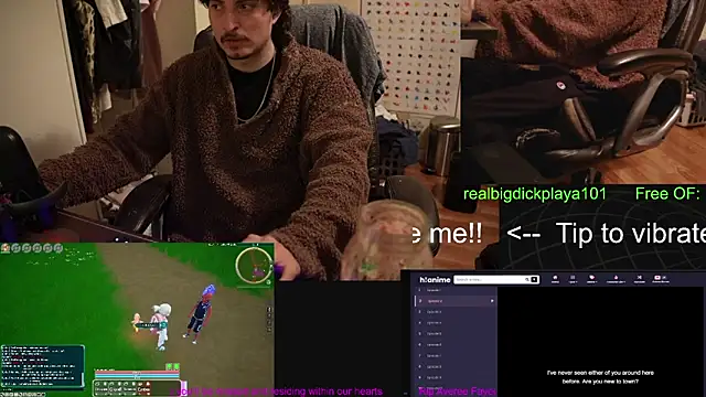 Snapshot of BigDickPlaya101 chatting on May 24, 7:41 am BigDickPlaya101 online show from May 24, 7:41 am
