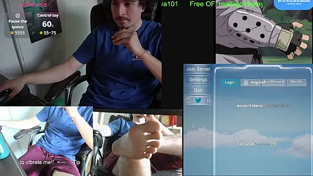 Snapshot of BigDickPlaya101 chatting on June 7, 2:06 am BigDickPlaya101 online show from June 7, 2:06 am