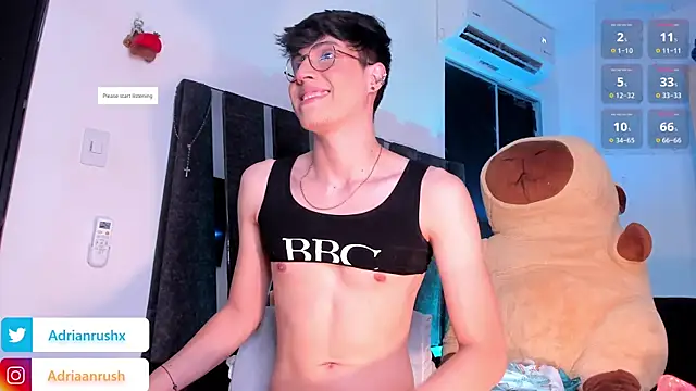 AdrianRushx online show from July 25, 3:14 am