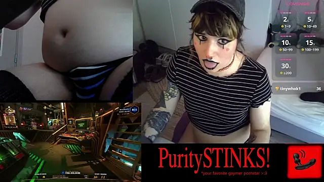 Snapshot of puritySTINKS chatting on May 25, 3:55 pm puritySTINKS online show from May 25, 3:55 pm