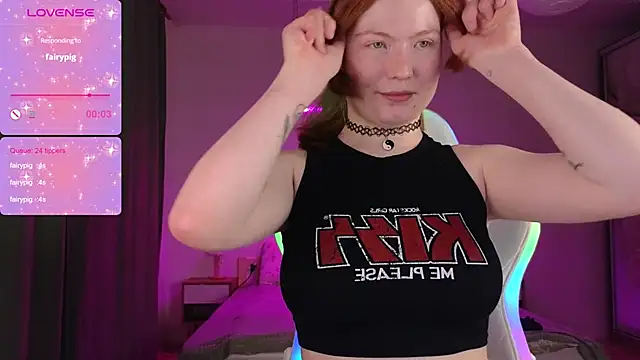 Snapshot of YourGingerCute chatting on May 29, 8:04 pm YourGingerCute online show from May 29, 8:04 pm