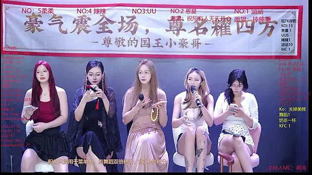 Snapshot of CY003 chatting on June 2, 6:30 pm CY003 online show from June 2, 6:30 pm