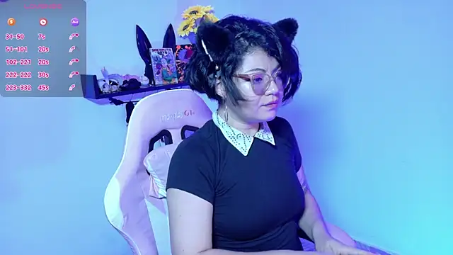 Snapshot of Meow_cat4 chatting on July 1, 6:08 pm Meow cat4 online show from July 1, 6:08 pm
