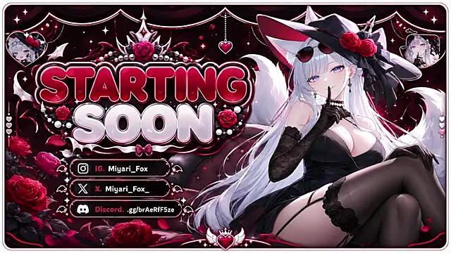 MiyariFox online show from July 8, 6:03 am