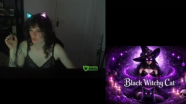 Black Kitty Witch online show from July 24, 9:22 pm