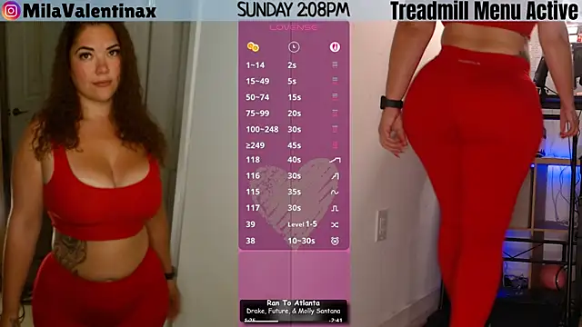 Snapshot of MilaValentina chatting on June 14, 6:09 pm MilaValentina online show from June 14, 6:09 pm