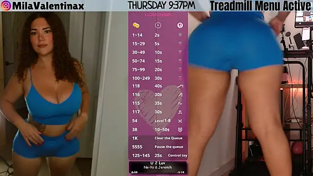Snapshot of MilaValentina chatting on July 10, 1:38 am MilaValentina online show from July 10, 1:38 am