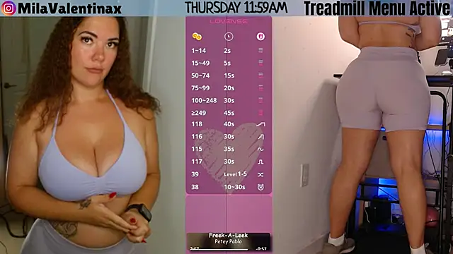 Snapshot of MilaValentina chatting on June 4, 4:00 pm MilaValentina online show from June 4, 4:00 pm