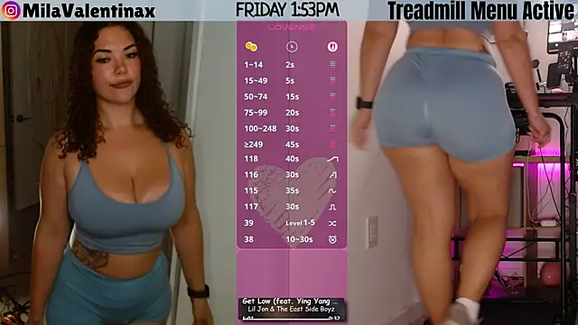 Snapshot of MilaValentina chatting on July 17, 5:54 pm MilaValentina online show from July 17, 5:54 pm
