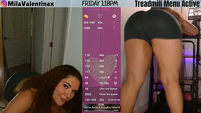 Snapshot of MilaValentina chatting on June 19, 5:19 pm MilaValentina online show from June 19, 5:19 pm