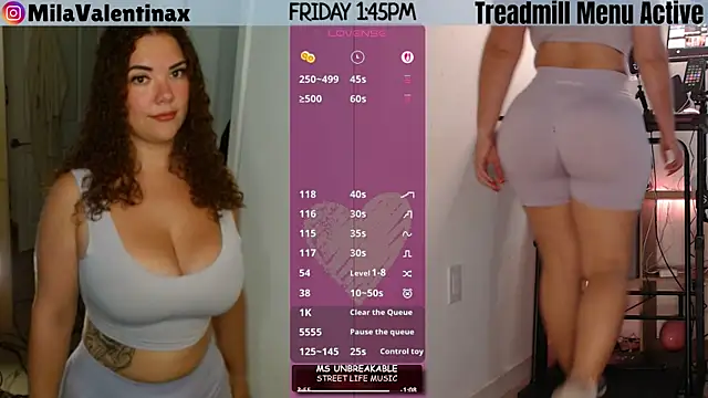Snapshot of MilaValentina chatting on July 10, 5:46 pm MilaValentina online show from July 10, 5:46 pm