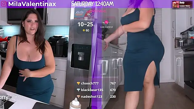 Snapshot of MilaValentina chatting on March 1, 5:42 am MilaValentina online show from March 1, 5:42 am