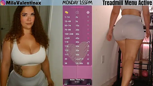Snapshot of MilaValentina chatting on June 1, 5:56 pm MilaValentina online show from June 1, 5:56 pm