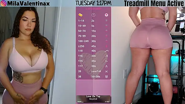 Snapshot of MilaValentina chatting on April 21, 5:19 pm MilaValentina online show from April 21, 5:19 pm