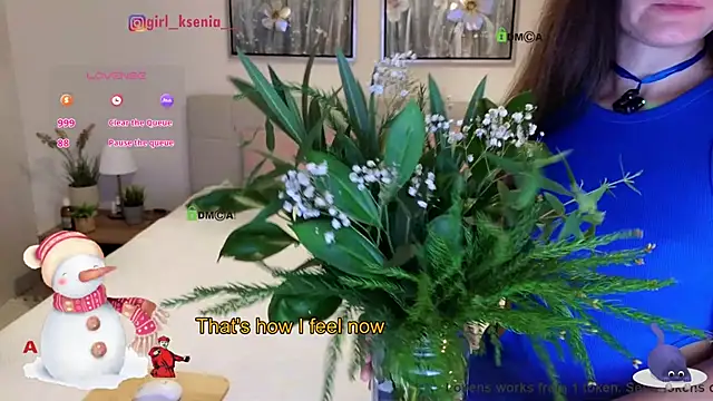 Girl Ksenia online show from December 18, 9:29 pm