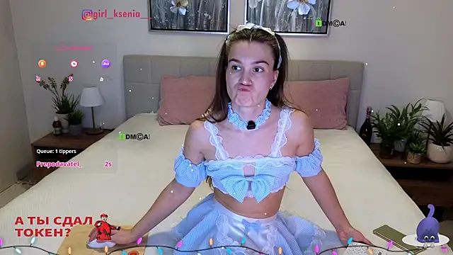 Girl Ksenia online show from January 17, 9:40 pm