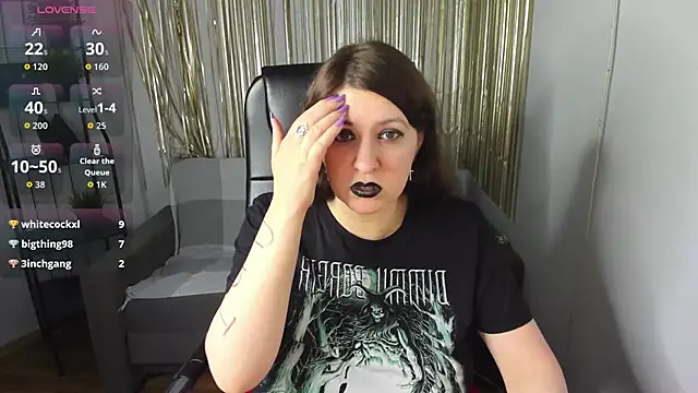 Black Black Rose online show from October 2, 3:43 am