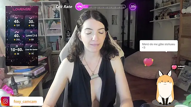 Foxy c online show from June 1, 8:41 pm