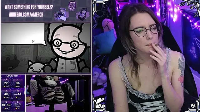 AnneSao online show from February 13, 12:32 am