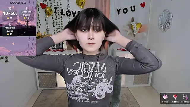 Snapshot of Alexa_Lexi_ chatting on February 21, 10:50 am Alexa Lexi online show from February 21, 10:50 am