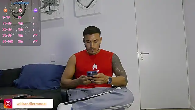 Snapshot of WillSandler chatting on December 17, 11:21 pm WillSandler online show from December 17, 11:21 pm