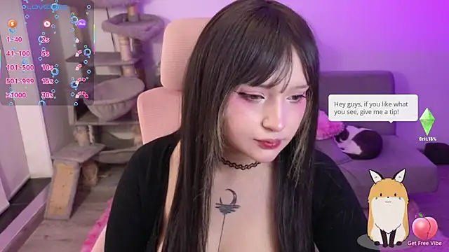 Snapshot of KuroChan420 chatting on February 14, 1:06 am KuroChan420 online show from February 14, 1:06 am