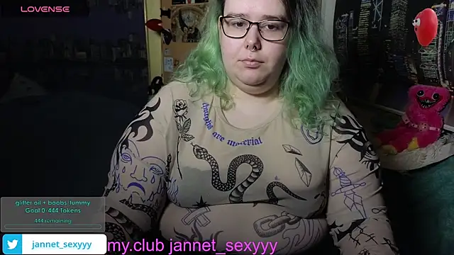 Snapshot of JannetPie chatting on February 28, 11:26 pm JannetPie online show from February 28, 11:26 pm