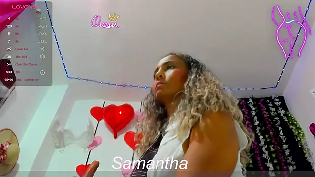 samantha  smile online show from March 10, 11:14 am