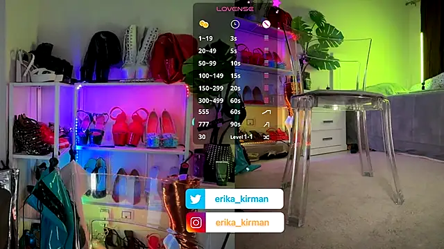 Snapshot of Erika_Kirman chatting on November 12, 3:27 pm Erika Kirman online show from November 12, 3:27 pm