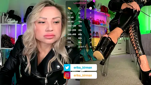 Snapshot of Erika_Kirman chatting on November 7, 9:47 am Erika Kirman online show from November 7, 9:47 am