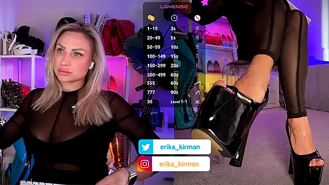 Snapshot of Erika_Kirman chatting on November 8, 2:42 pm Erika Kirman online show from November 8, 2:42 pm