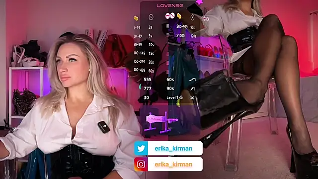 Erika Kirman online show from October 7, 10:16 am