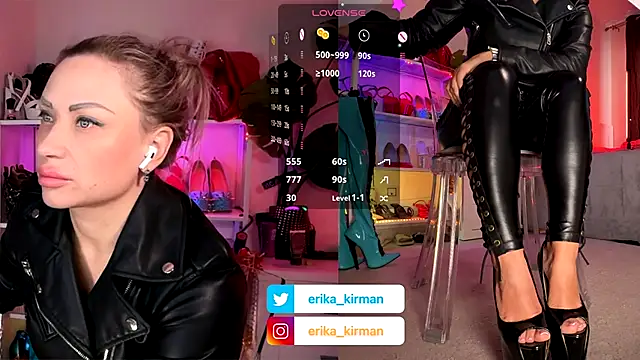 Snapshot of Erika_Kirman chatting on November 6, 10:30 am Erika Kirman online show from November 6, 10:30 am