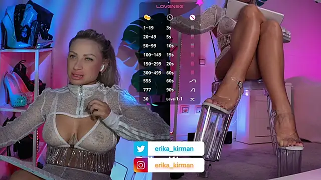 Erika Kirman online show from July 28, 9:28 am