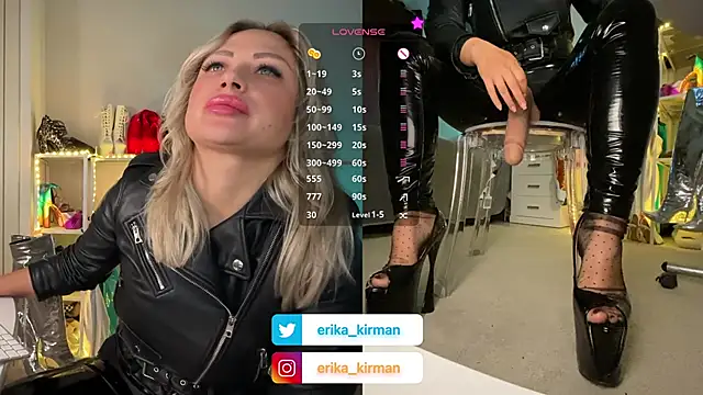 Erika Kirman online show from January 24, 9:28 am