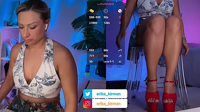 Erika Kirman online show from June 30, 12:05 pm