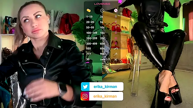 Snapshot of Erika_Kirman chatting on November 28, 3:56 pm Erika Kirman online show from November 28, 3:56 pm