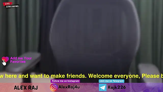 Alexx RAJ online show from August 5, 11:21 pm