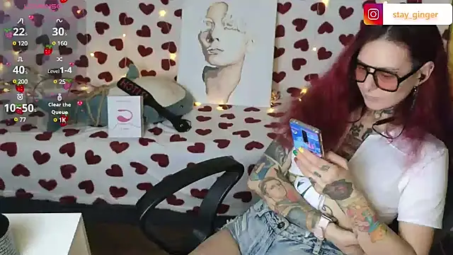 Snapshot of Ginger_Stay chatting on March 21, 10:39 am Ginger Stay online show from March 21, 10:39 am