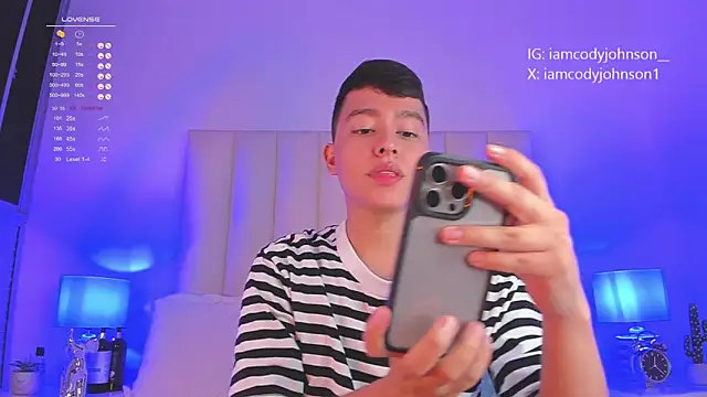 Snapshot of the_little_cody chatting on March 9, 7:26 pm the little cody online show from March 9, 7:26 pm