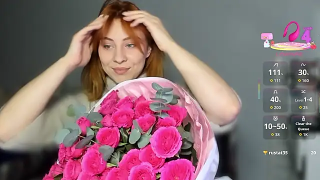 Snapshot of KindKristy chatting on February 17, 5:16 am KindKristy online show from February 17, 5:16 am